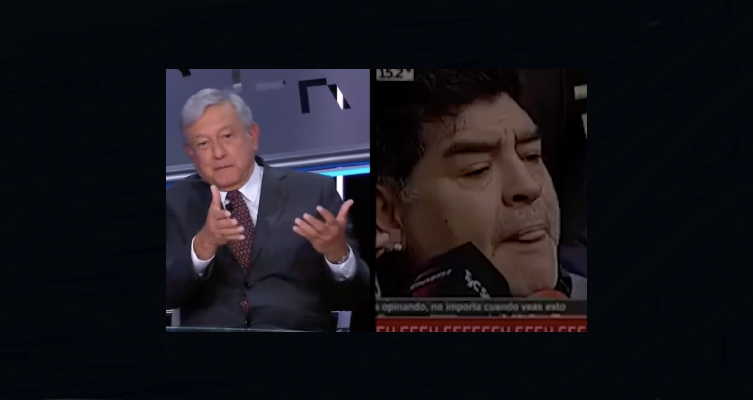 AMLO vs MARADONA: la discusión más épica de la historia
