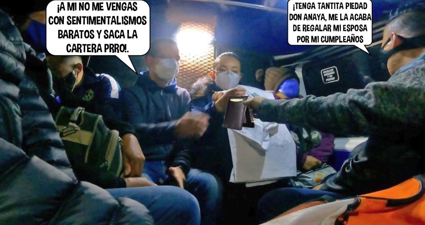 Los memes de Ricardo Anaya en el transporte público