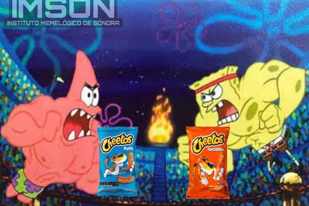 Los memes de la pelea entre Cheetos azules y naranjas