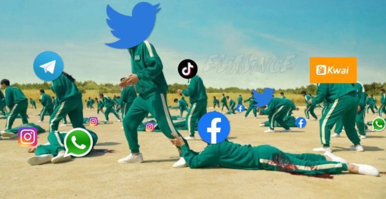 Memes de la gran caída de las redes sociales