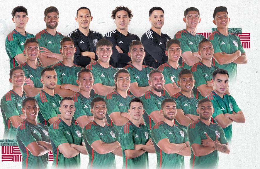 Los 26 convocados a la Selección Mexicana para el Mundial