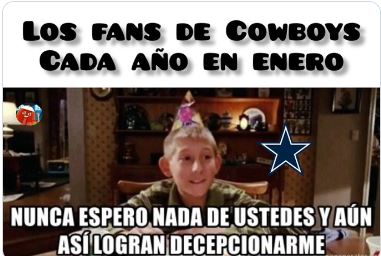 Los memes de la eliminación de los Dallas Cowboys