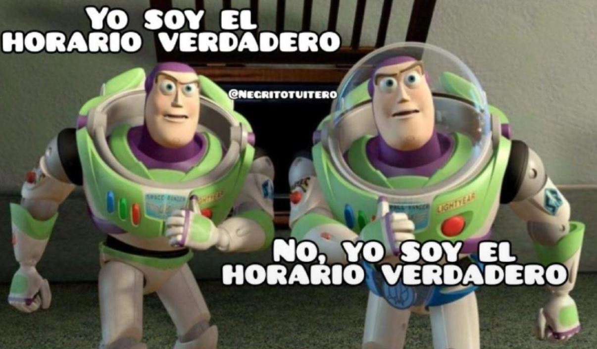 Los memes de la confusión por el horario de verano